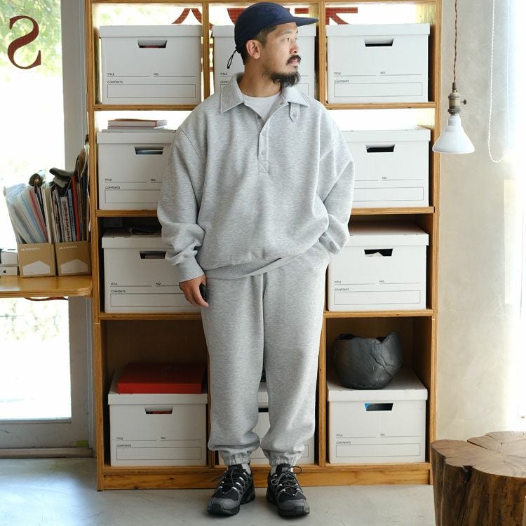 TECH SWEAT SNAP PULLOVER テックスウェット スナップ プルオーバー/BE