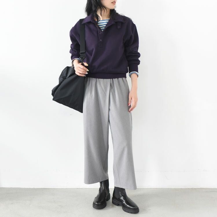 TECH SWEAT SNAP PULLOVER テックスウェット スナップ プルオーバー/BE
