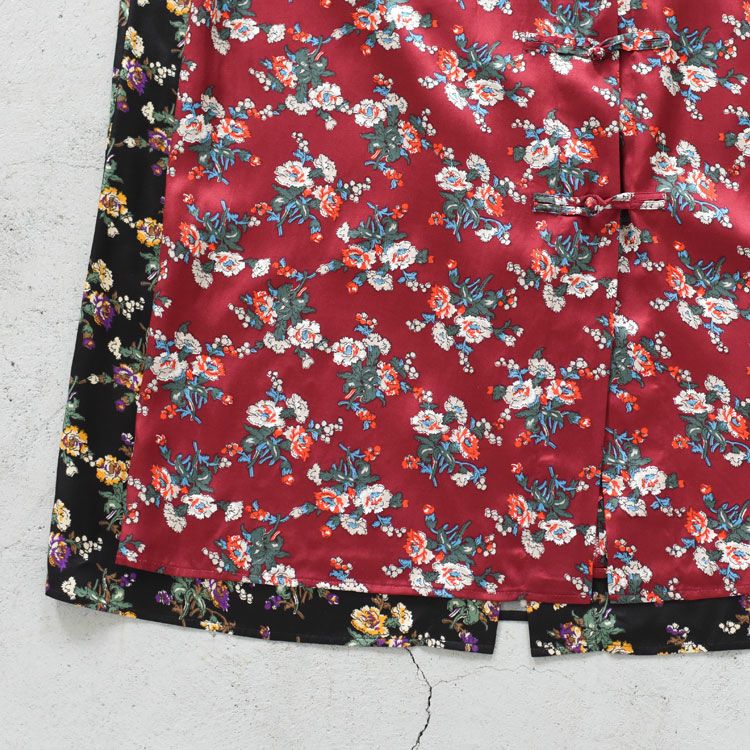 SALE 20％OFF】FLOWER BOUQUET PRINTED SATIN SKIRT フラワーブーケ