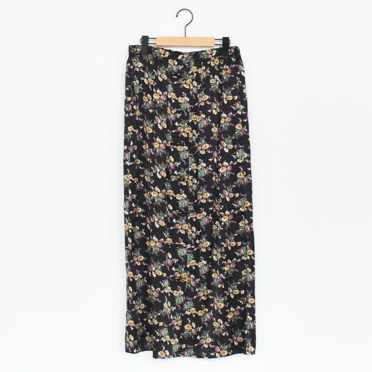 SALE 20％OFF】FLOWER BOUQUET PRINTED SATIN SKIRT フラワーブーケ