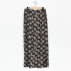 FLOWER BOUQUET PRINTED SATIN SKIRT フラワーブーケプリントサテンスカート