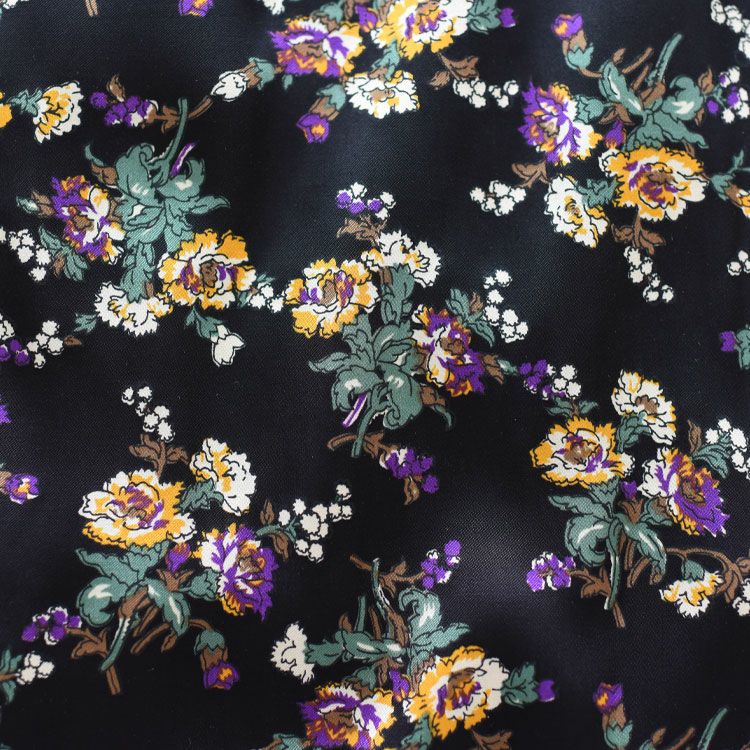 SALE 20％OFF】FLOWER BOUQUET PRINTED SATIN SKIRT フラワーブーケ