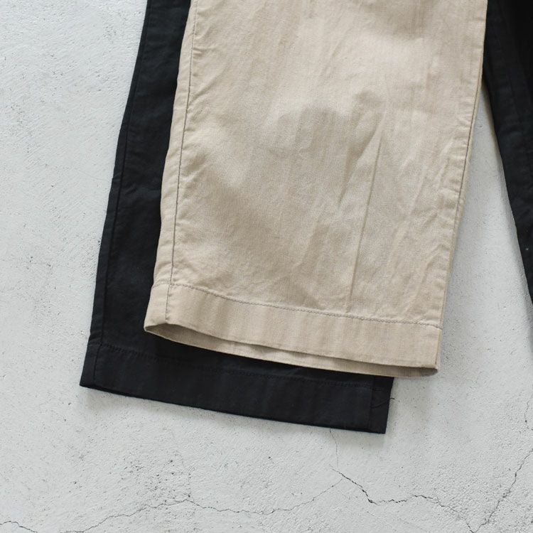cotton linen wide volume pants コットンリネン ワイドボリュームパンツ