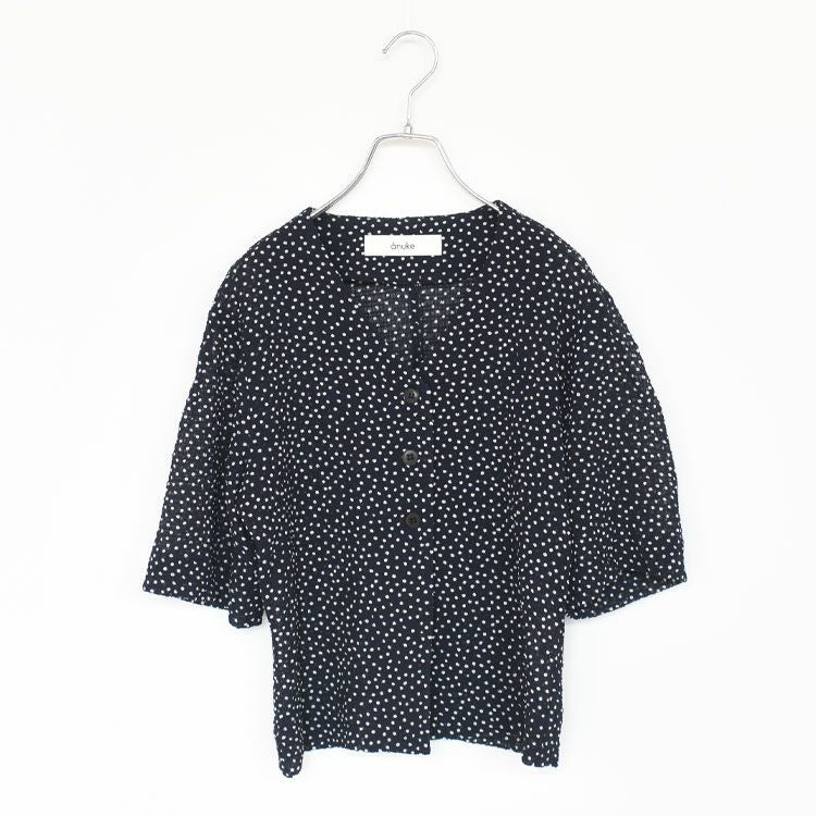 Vneck Dot Blouse Vネック ドットブラウス