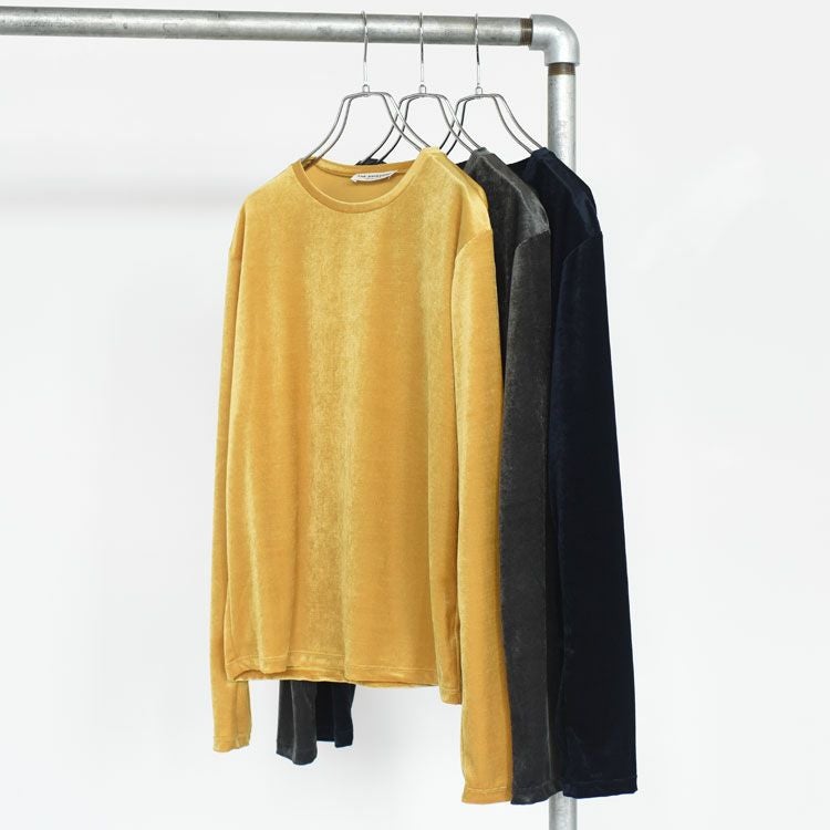 SALE 20％OFF】VELOUR LONG SLEEVE TEE ベロアロングスリーブTEE