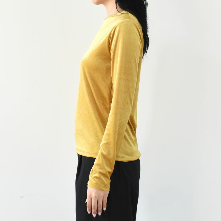 SALE 20％OFF】VELOUR LONG SLEEVE TEE ベロアロングスリーブTEE