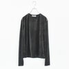 VELOUR LONG SLEEVE TEE ベロアロングスリーブTEE
