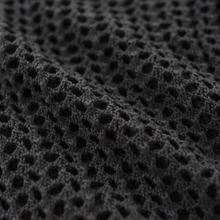 mesh knit zip cardigan メッシュニットジップカーディガン