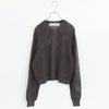 mesh knit zip cardigan メッシュニットジップカーディガン