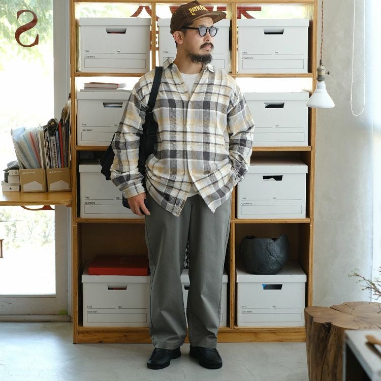 【nanamica】25AW S25FG046 Heavy Flannel Shirt ヘビーフランネルチェック長袖シャツ nanamica（ナナミカ） nanamica 25AW Flannel PALAKA Check Shirt