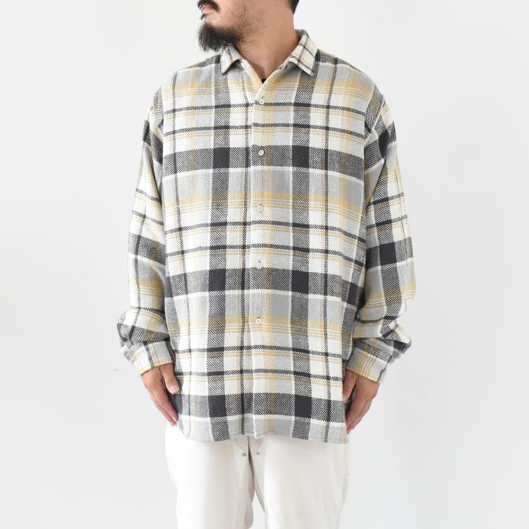 【nanamica】25AW S25FG046 Heavy Flannel Shirt ヘビーフランネルチェック長袖シャツ nanamica ONLINE STORE│