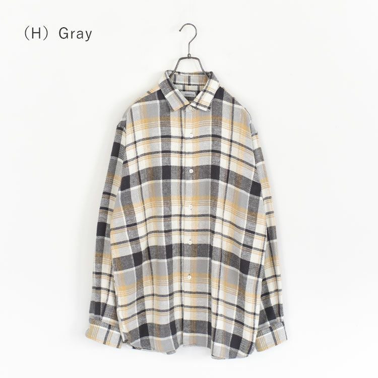 【nanamica】25AW S25FG046 Heavy Flannel Shirt ヘビーフランネルチェック長袖シャツ nanamica（ナナミカ） nanamica 25AW Flannel PALAKA Check Shirt
