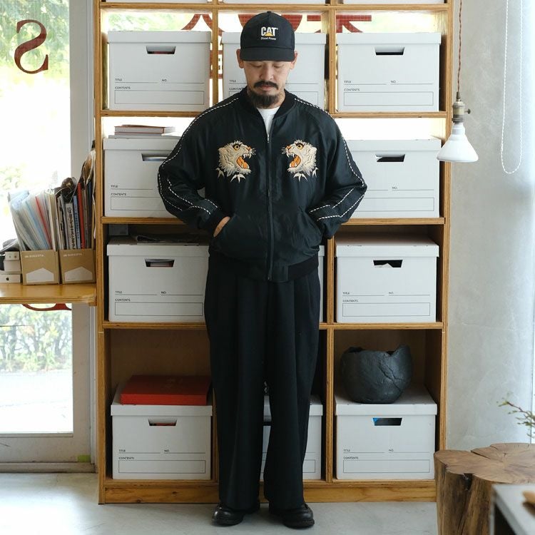 ジャケット・アウター RukaMid 1950s Style Acetate Souvenir Mid 1950s Style Acetate Souvenir Jacket /TT15790/TAILOR TOYO