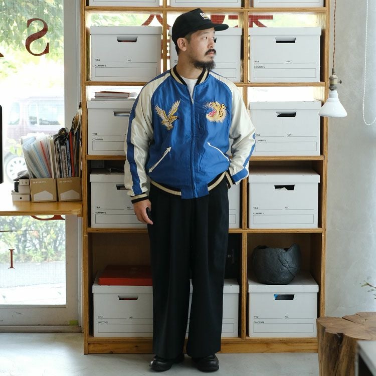 Mid 1950s Style Acetate Souvenir Jacket /TT15790/TAILOR TOYO