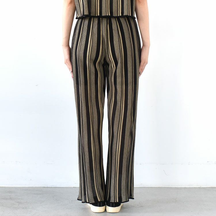 Stripe Knit Pants ストライプニットパンツ