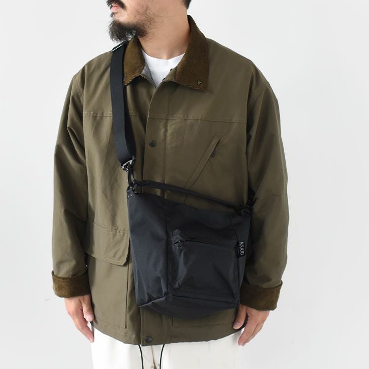 RECYCLED CORDURA POLYESTER 2WAY SHOULDER(S) リサイクルコーデュラポリエステル ショルダーバッグ Sサイズ