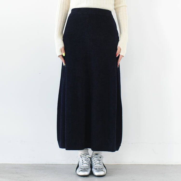 EX.SUPERFINE LAMBS WOOL & RAYON MOLE SKIRT エクストラスーパーファイン ラムウール＆レーヨンモールスカート