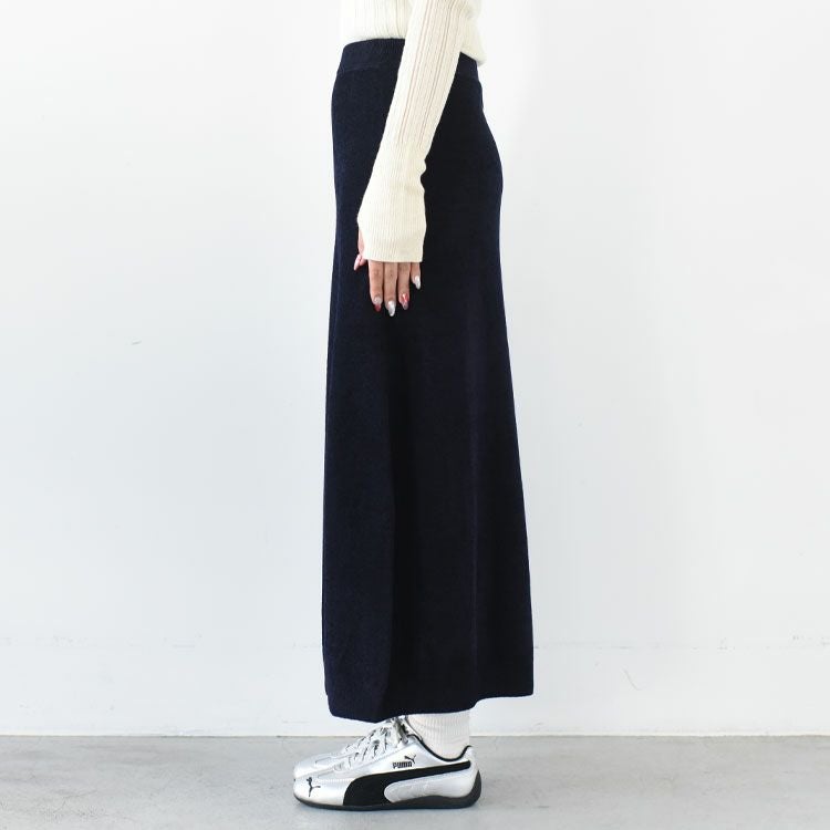 EX.SUPERFINE LAMBS WOOL & RAYON MOLE SKIRT エクストラスーパーファイン ラムウール＆レーヨンモールスカート