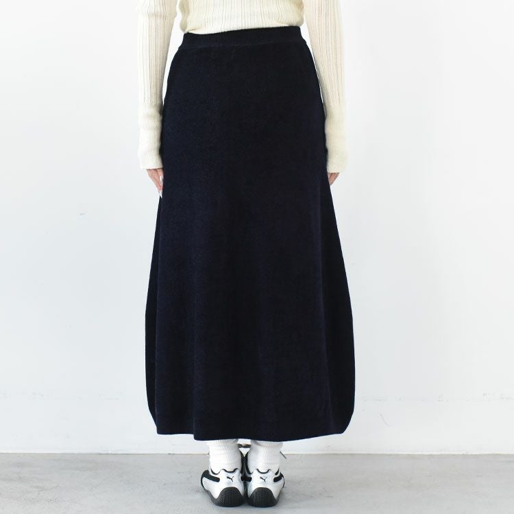 EX.SUPERFINE LAMBS WOOL & RAYON MOLE SKIRT エクストラスーパーファイン ラムウール＆レーヨンモールスカート