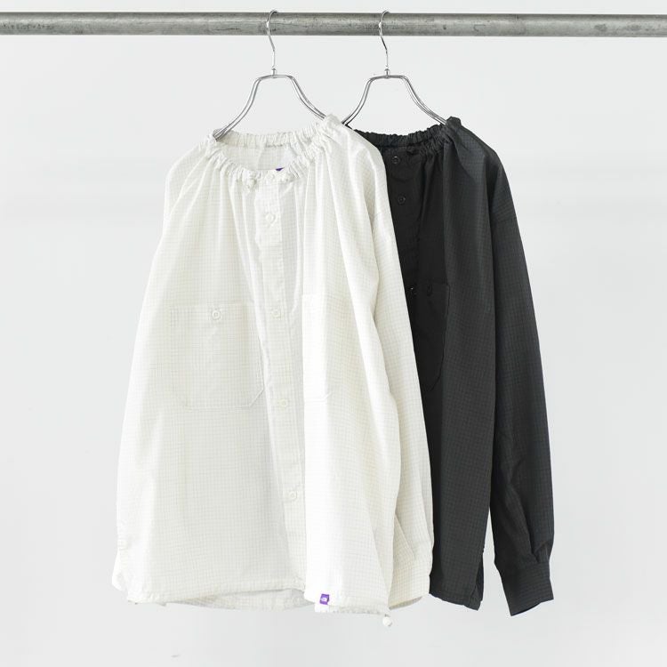 SALE 20％OFF】Graph Check Field Shirred Shirt グラフチェック