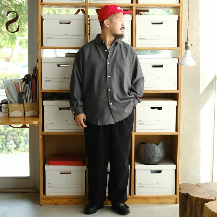 SOPHIE TWILL RG SHIRT ソフィーツイルレギュラーカラーシャツ