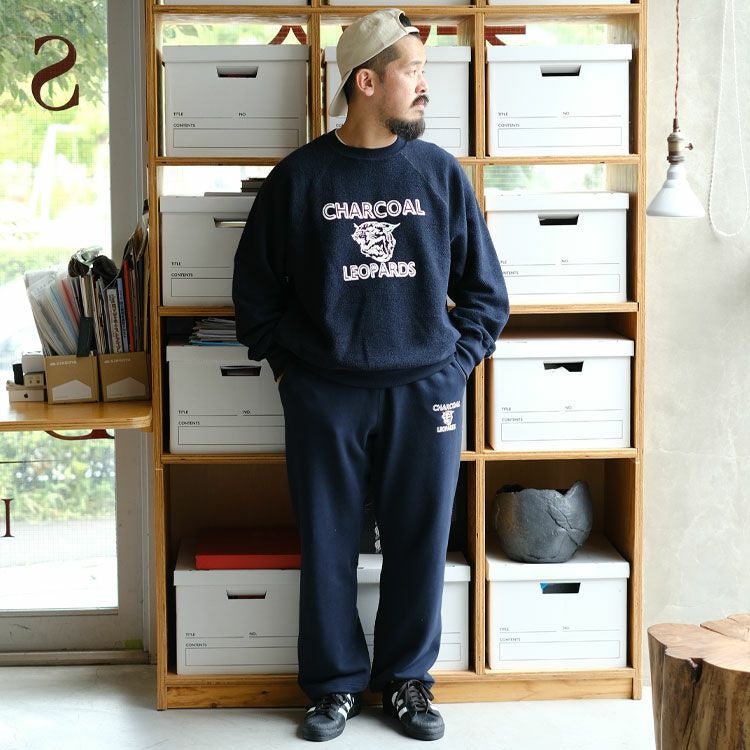 SALE 20％OFF】ORIGINAL Charcoal × Americana Leopards Sweat Pant