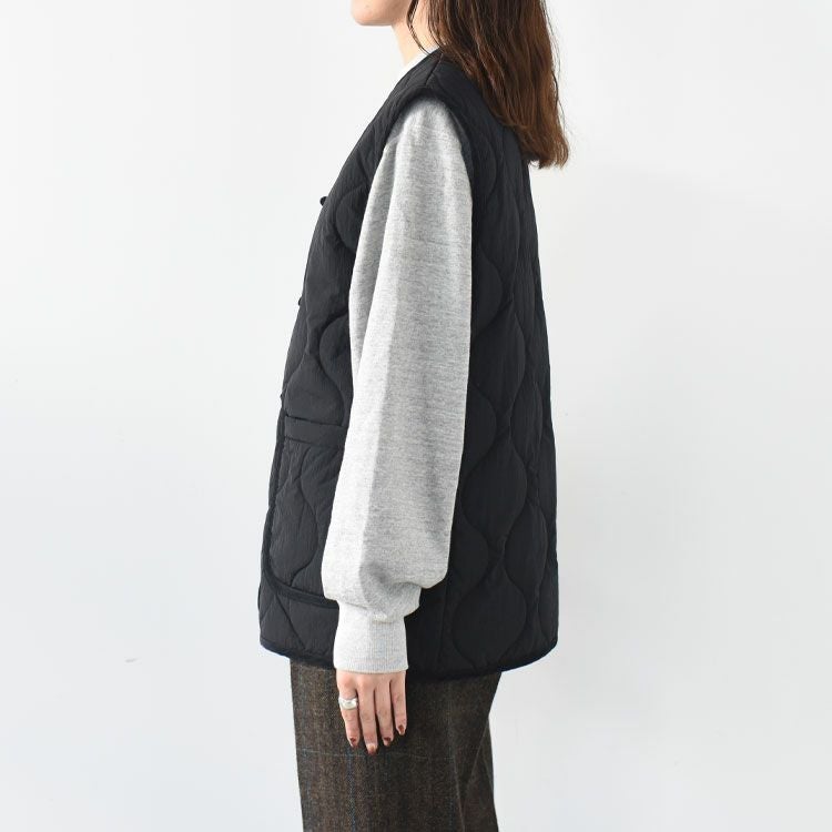 SALE 20％OFF】CHINA BUTTON QUILTED VEST チャイナボタン