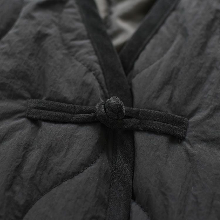CHINA BUTTON QUILTED VEST チャイナボタン キルティングベスト
