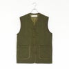 CHINA BUTTON QUILTED VEST チャイナボタン キルティングベスト