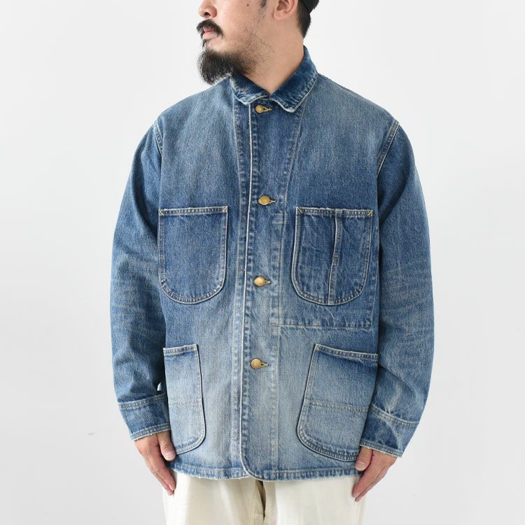SALE 20％OFF】Organic Cotton 13.5Oz Selvedge Denim Coverall Jacket