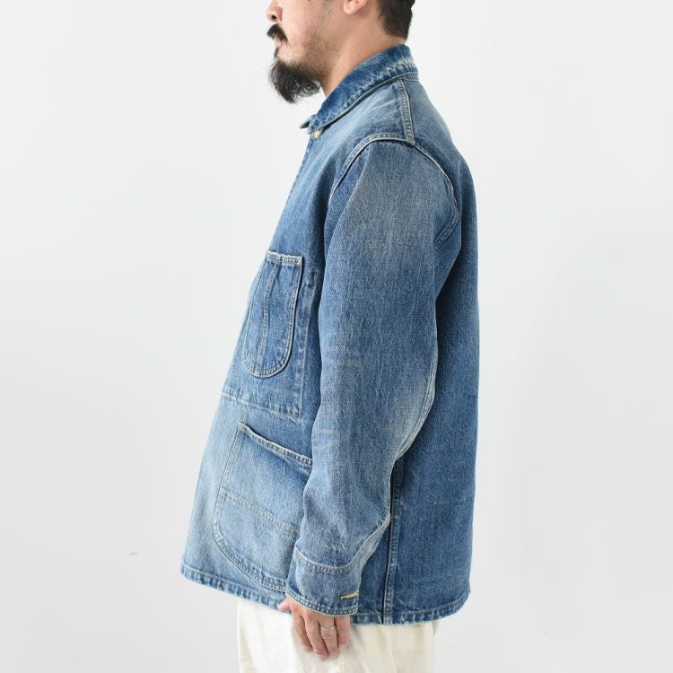 SALE 20％OFF】Organic Cotton 13.5Oz Selvedge Denim Coverall Jacket