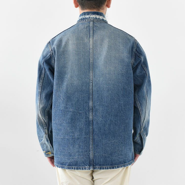 SALE 20％OFF】Organic Cotton 13.5Oz Selvedge Denim Coverall Jacket