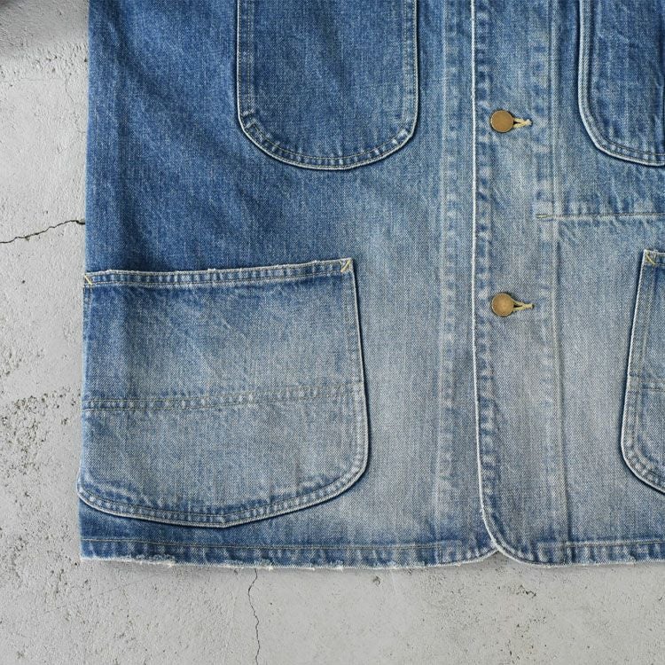 SALE 20％OFF】Organic Cotton 13.5Oz Selvedge Denim Coverall Jacket