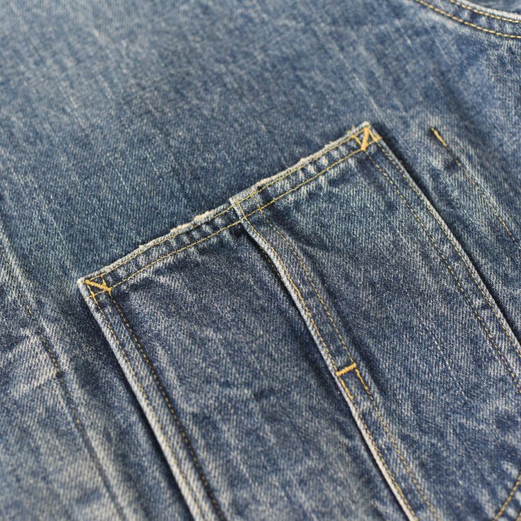 Organic Cotton 13.5Oz Selvedge Denim Coverall Jacket オーガニックコットン 13.5oz セルビッチデニム / カバーオールジャケット
