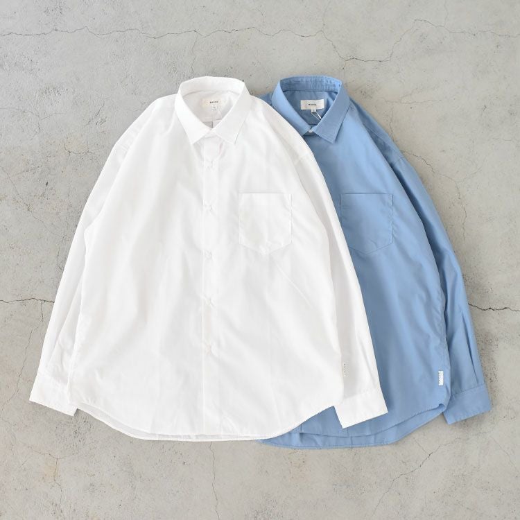 PC SNAP L/S SHIRT スナップロングスリーブシャツ 無地