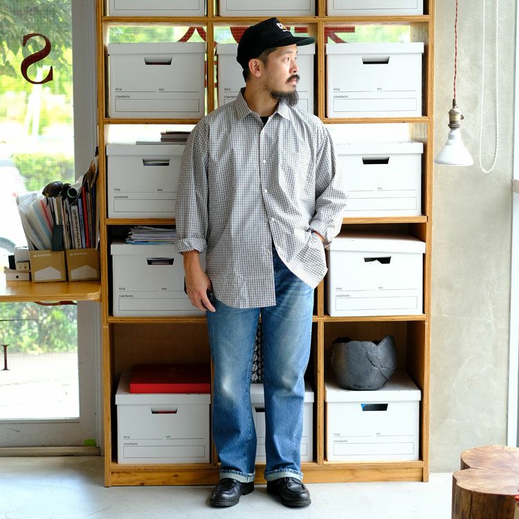 PC SNAP L/S SHIRT スナップロングスリーブシャツ/BBB-042199/MOSHA