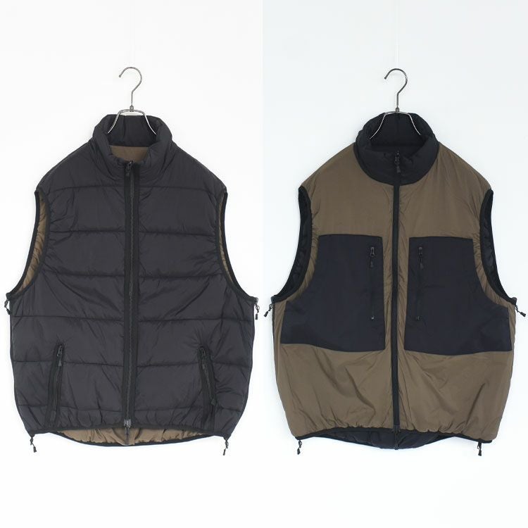 DAIWA PIER39 リバーシブルクライマーズパフ ベスト　黒 DAIWA PIER39 TECH REVERSIBLE CLIMBERS PUFF VEST [CHARCOAL] - Fresh