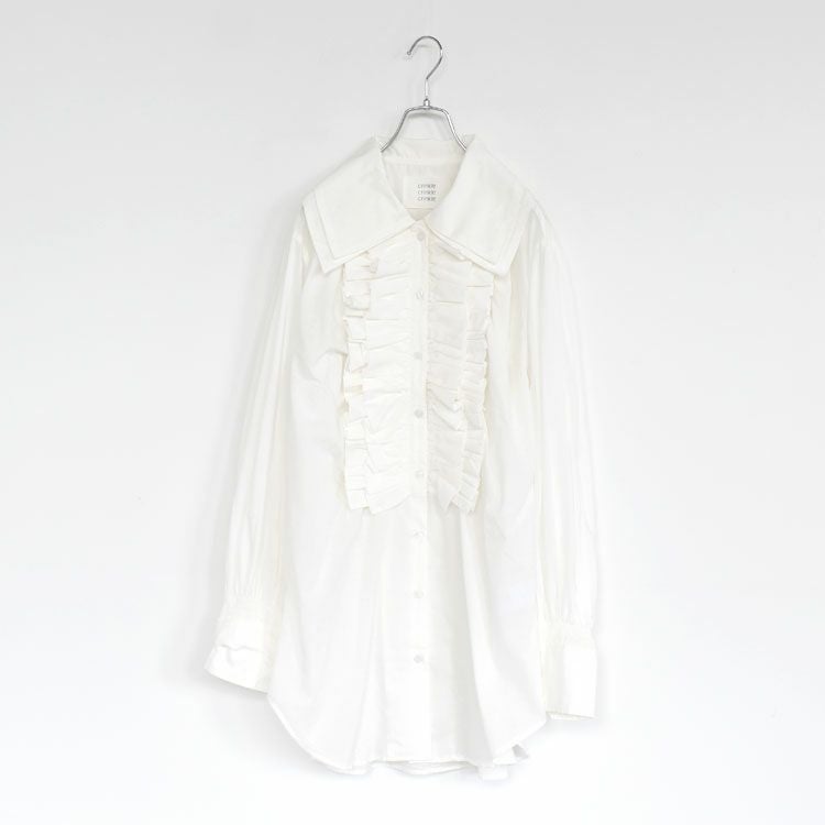 double collar frill blouse ダブルフリルカラー　ブラウス