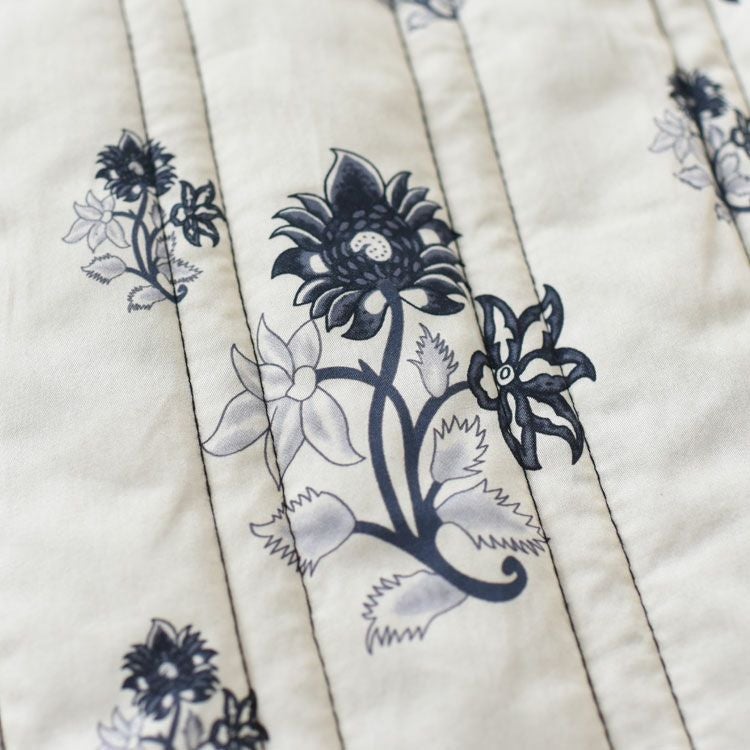 2way print quitting vest 2WAYプリントキルティングベスト