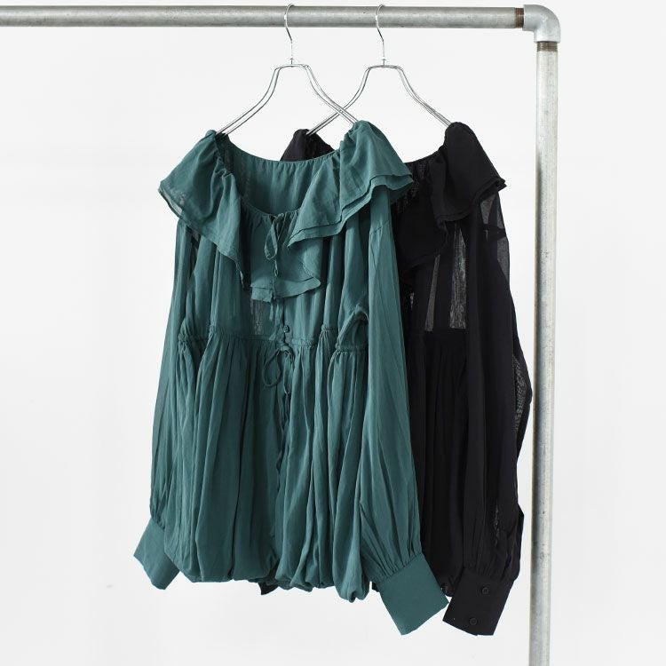 frill balloon blouse フリルバルーンブラウス