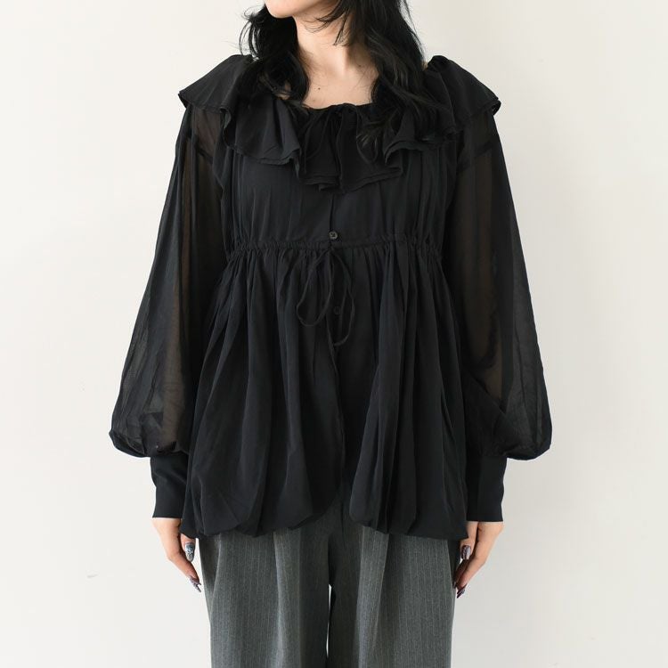 frill balloon blouse フリルバルーンブラウス