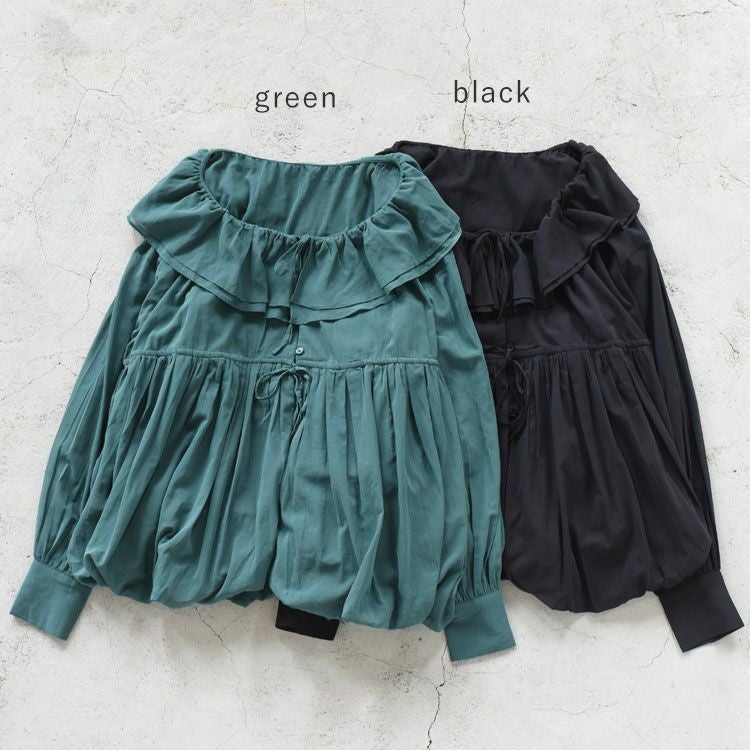 SALE 20％OFF】frill balloon blouse フリルバルーンブラウス/CC-4006