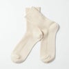WASHI/RECYCLED COTTON RIB CREW SOCKS 和紙/リサイクルコットン リブクルーソックス