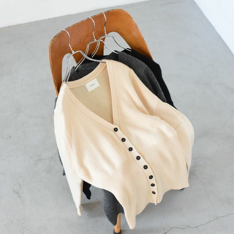 SWITCH SLEEVE V NECK CARDIGAN スイッチスリーブ Vネック カーディガン