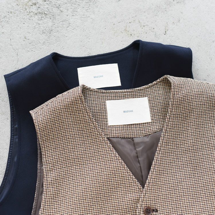 V neck vest Vネックベスト
