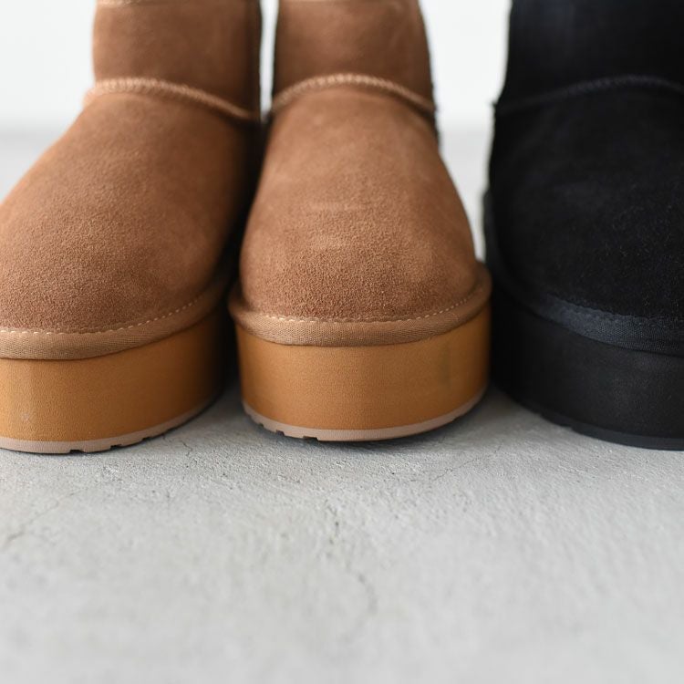Platform Micro Wool プラットフォーム マイクロウール ムートンブーツ