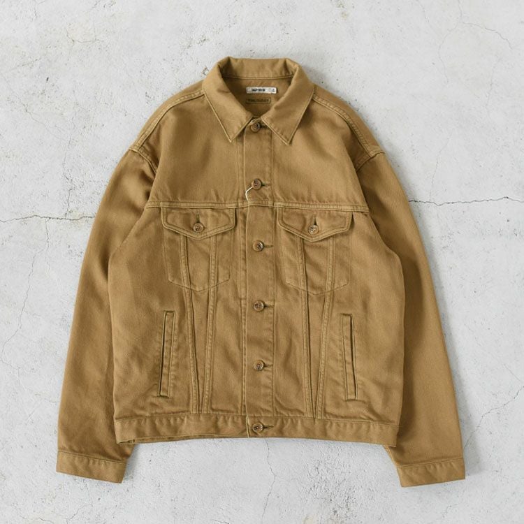 SALE 25％OFF】SILKNIZED CHINO TRUCKER JACKET (men) シルクナイズド