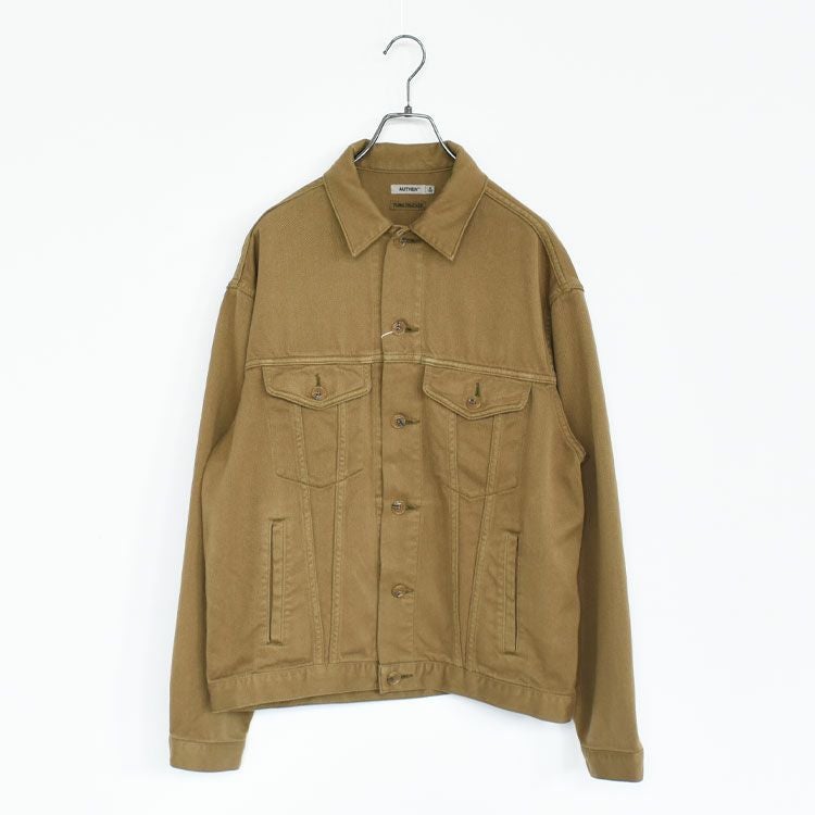 SALE 25％OFF】SILKNIZED CHINO TRUCKER JACKET (men) シルクナイズド