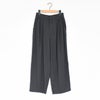 WOOL MIX THREE TUCK WIDE PANTS ウールミックス スリータックワイドパンツ