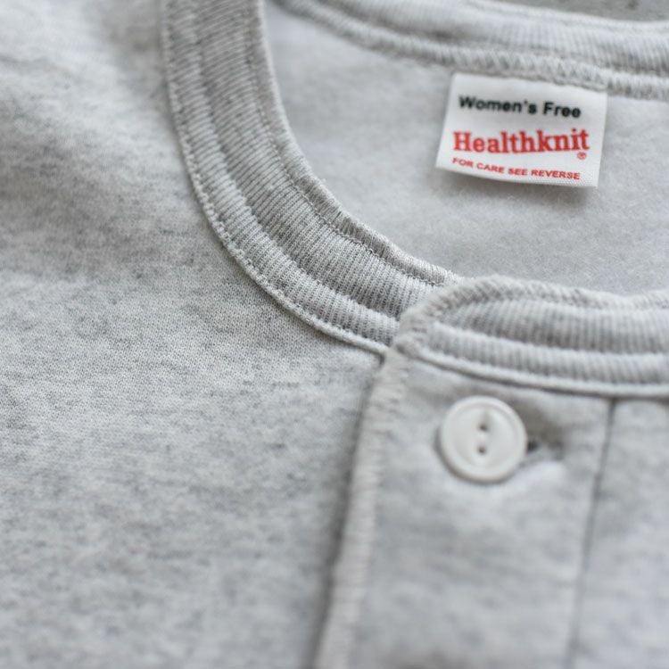 クラシックスウェット　ヘンリーネック長袖